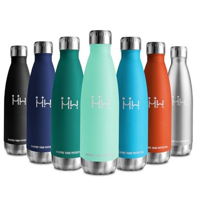 Borraccia Termica 750ml, Bottiglia Acqua Riutilizzabile, Doppia Parete, Borraccia Acciaio Inox, Senza BPA, a Prova di Perdite, Bottiglia Termica per Bambini, Scuola, Adulto, Sport, Viaggi, Campeggio