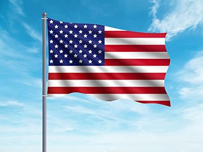 OEDIM Bandera de Estados Unidos | 150x85cm | Reforzada y con Pespuntes | Bandera con 2 Ojales Metálicos y Resistente al Agua