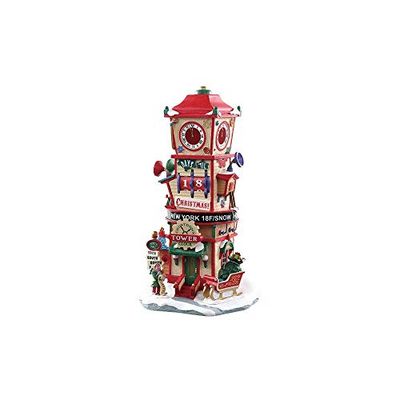 LEMAX Resina Accessorio per il paese delle meraviglie di Babbo Natale: Torre dell'Orologio Conto