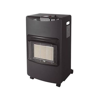 gasfornuis, keramiek, grijs, 4200 W, klasse A, 3 niveaus, wielen en handgreep