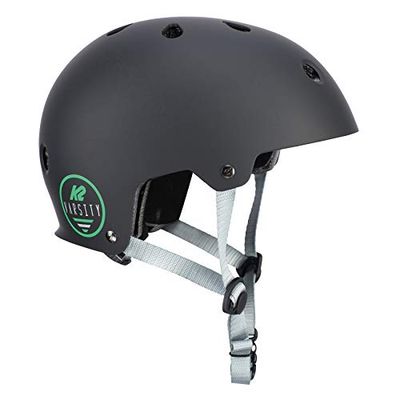 K2 Skates Varsity Casco, Unisex-Adult, Negro, L (59-61 cm)