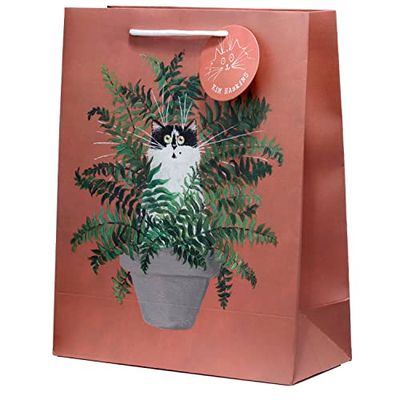 12 Buste Regalo - Gatto su Felce - Kim Haskins - XL