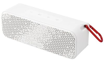 Hama | Altoparlante Bluetooth portatile (altoparlanti wireless, a prova di spruzzi IPX4, 8 W di potenza, 10 H di musica, ricarica rapida, 2.500 mAH) bianco