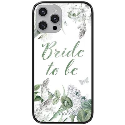 ERT GROUP mobiltelefonfodral för Apple Iphone 13 PRO MAX originalt och officiellt licensierat Babaco mönster Bride to be 005 tillverkad av härdat glas, skyddsfodral