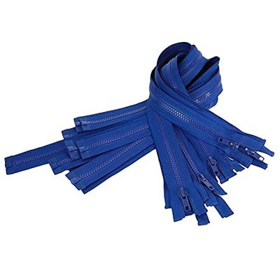 Trimz Zipper, Blue, 10 Pieces