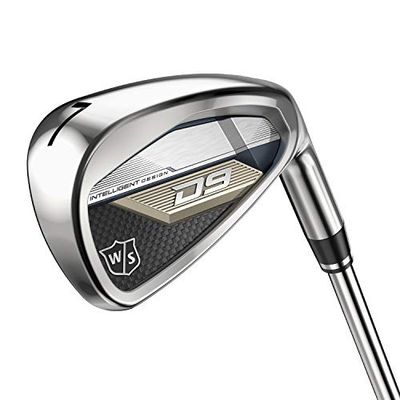 Wilson Set di ferri da golf , D9, 5-PW, Uniflex, Per mancini, Shaft in acciaio, 6 pezzi