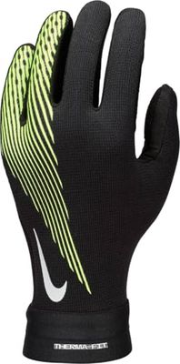 Nike Guantes para niños Academy Thermafit Ho24, Color Negro/Negro/voltio, Talla S