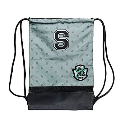 KARACTERMANIA 38513 Harry Potter Pride Slytherin-sacca Storm gymväska, 48 cm, grön (grön)