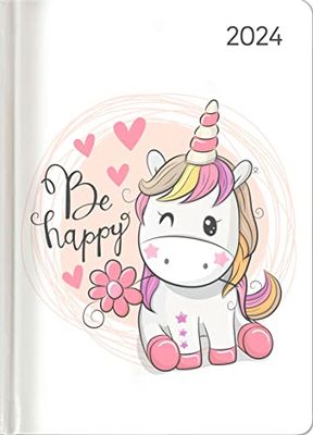 Ladytimer Unicorn 2024 - Unicorn - Pocket Calendar A6 - Weekly - 192 Pages - Note Book - Appointment Planner - Alpha Edition