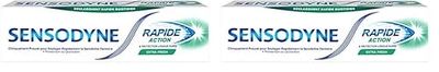 Sensodyne Dentifrice Rapide Action Extra Fresh, Limitant la Sensibilité Dentaire, 75 ml (Lot de 2)