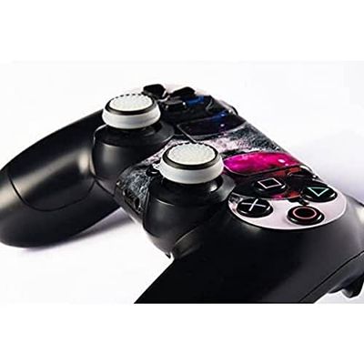 G-MOTIONS - Joystick Protection dla PlayStation Xbox SWTICH - Wysokiej jakości silikonowy ochraniacz Thumbstick z środkowym antypoślizgowym materiałem (czarny)