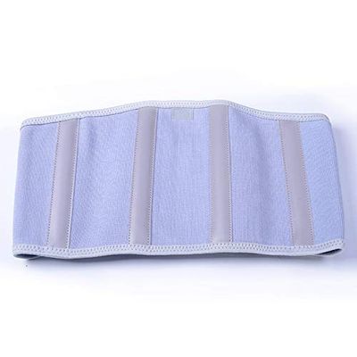 Amsahr Nylon Spandex Knitted Breathable Waist Lumbar Protection Back Support Elastic Waist Belt - Large