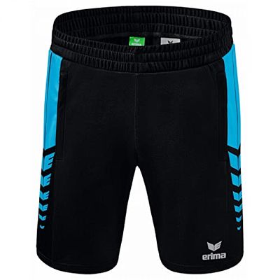 Erima Six Wings Worker Pantaloncini, Uomo, Nero (Curacao), XXL