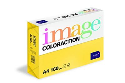 Coloraction 838A 160S 7 Antalis - Papel colorido (A4, 160 g/m²), amarelo
