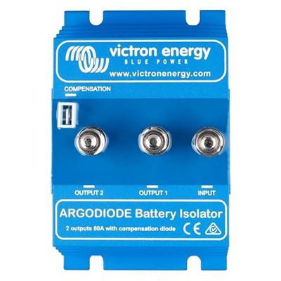 Victron Energy ArgoDiode Battery Isolators 80-2SC (2 Batteries 80 amp), Retail