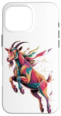 Abstract Art Goat Farm Animal Goats Case for iPhone 16 Pro Max