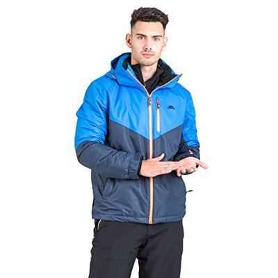 Trespass Hidey Giacca Uomo, Uomo, Hidey, Bleu Foncé, S