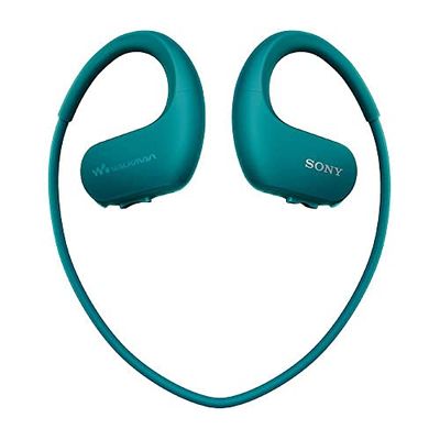 Sony NW-WS413 - Lettore musicale Walkman sportivo All in One 4GB, Impermeabile all'acqua salata, Resistente a polvere e sabbia, Funzionante tra -5°C e +45°C, Bluetooth, Blu