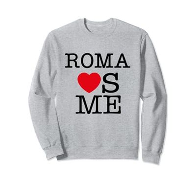 I Love Rome Italy Fashion, Roma Italia Loves Me Illustration Felpa