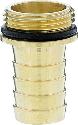 Gardena Grommet en laiton: connecteur en laiton pour vannes de pied et intermédiaire, adapté aux tuyaux de 19 mm (3/4 Pouce) (7250-20)