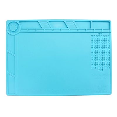 Reparación de silicona almohadilla de aislamiento Plataforma de mantenimiento Almohadilla aislante de reparación resistente al calor de alta temperatura Alfombrillas de silicona, Tamaño: 34.8cm x 25cm