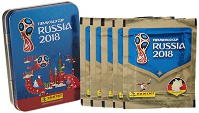 Panini FIFA World Cup 2018 Panini WM Russia 2018 - sticker - 1 blikje met 5 stickerzakjes (25 stickers)