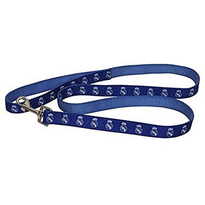 Real Madrid CF Sangle pour Chien, Taille L, Bleu, Produit Officiel (CyP Brands)