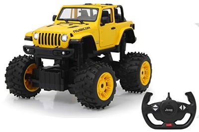 Jeep Wrangler JL 1:14 Jaune 2,4GHz A Big Wheel Porte manuelle