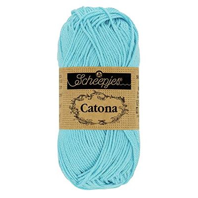 Scheepjes - Scheepjes Catona 397 Cyan Yarn - 10x10g