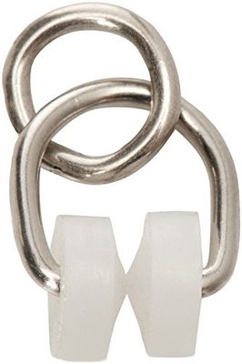 Merriway® BH04839 (50 Pcs) White Curtain Track Runner - Pack of 50 Pieces