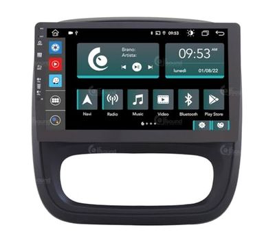 JF Sound - Autoradio Android JF-021-X9C-FT - Per Fiat Talento - CarPlay e Android Auto Wireless - DAB+ - GPS - 4GB RAM - 64GB ROM - 10" HD 2DIN - Prodotto in Italia