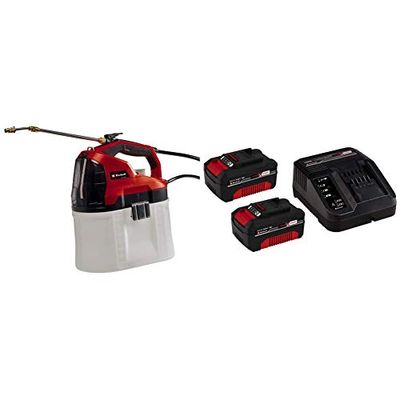 Einhell - Nebulizzatore pressurizzato a batteria, 3425220 + 2X 3,0 Ah Power X-Change Starter Kit