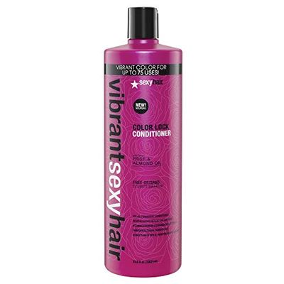 Sexy Hair Vibrant Color Lock Color Conserve Conditioner, 1000 ml