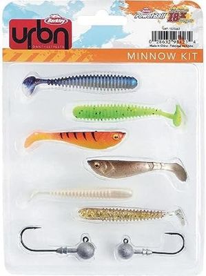 Berkley Leurre Souple Urbn Kit Minnow - Assorted - Sinking - 6pc - 1525663