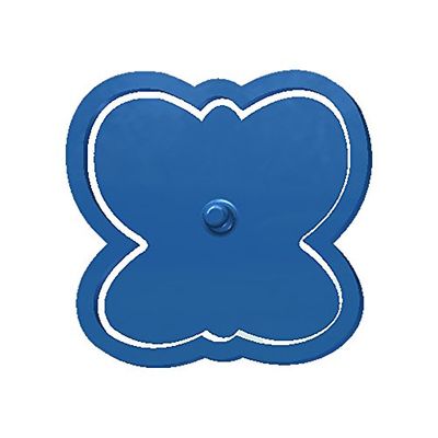 Cuticuter Farfalla 75 Pulsante di Hamburger, Blu, 8 x 7 x 1.5 cm