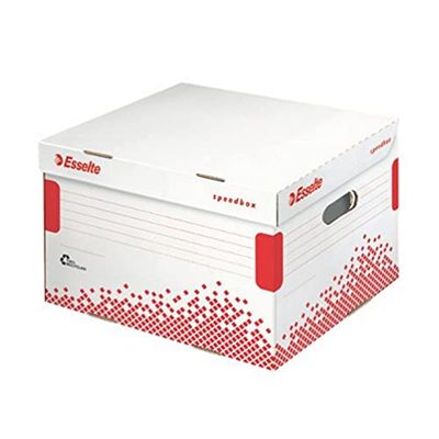 Esselte pudełko do przechowywania i transportu 3 x 100 mm, białe