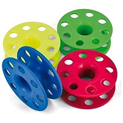 Best Divers Finger Reel per 15 m Verde Vuoto, Mulinello Unisex Adulto