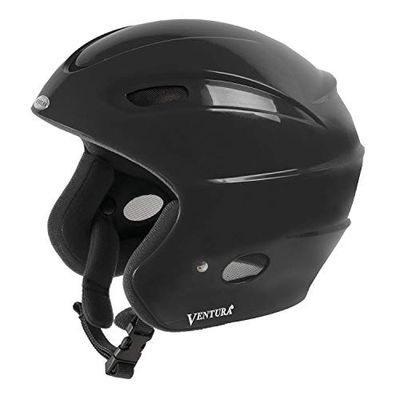 Ventura Skihelm Racing Star II Kids, zwart, 48-54 cm