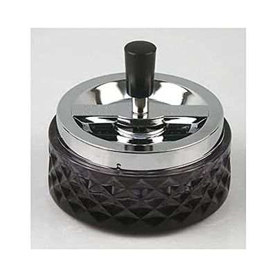 HA askkopp krom/rökglas 12 cm, 732 g