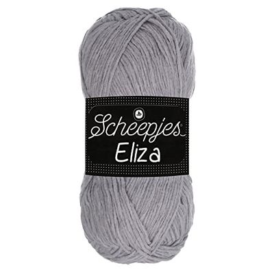 Scheepjes - Scheepjes Eliza 221 Birdhouse Grey Yarn - 5x100g