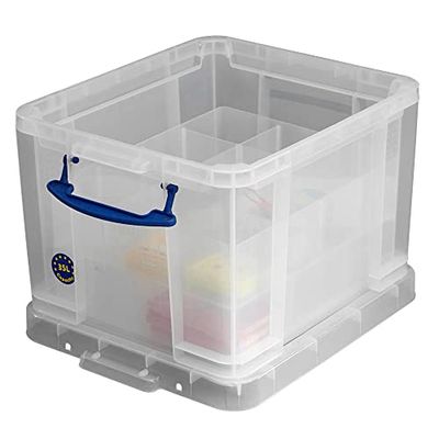 Really Useful Box 35CX3DIVCB Really Useful Box - Caja de almacenamiento (35 L, con inserciones)