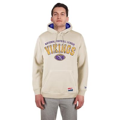 Minnesota Vikings unisex Nfl 3:e ner pullover med huva klassisk sten officiell lagfärg tröja med huva