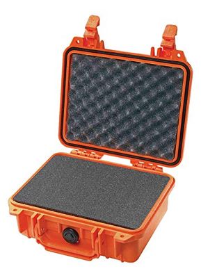Pelican 1200 Camera Case Met Foam (Oranje)