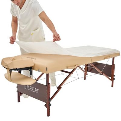 Master Massage Poly-Backing wegwerp laken overtrek waterdicht oliedicht (10 stuks) afdekking voor massagebed behandeling praktijkbenodigdheden