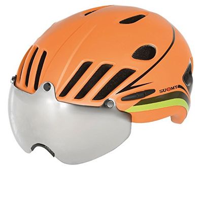 Suomy 002203225 Scrambler Helm, wit/zwart, M, uniseks, volwassenen, eenheidsmaat