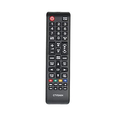Common TV CTVSA04 Controlo remoto universal para controlo remoto de televisores Samsung, sem configuração, ergonómico