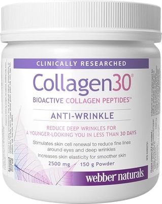 Webber Naturals Collagen30 Anti-Wrinkle Bioactive Collagen Peptides 2500 mg 150 g