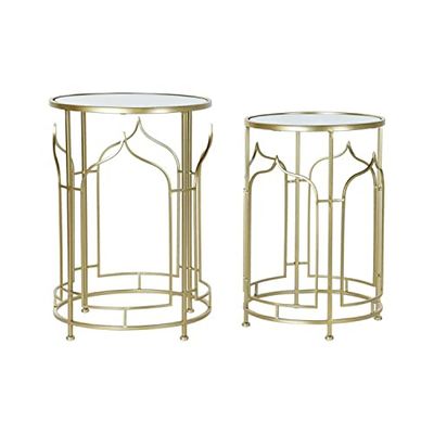 DKD Home Decor Lot de 2 Tables de Chevet, Estándar