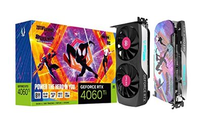 Zotac GAMING GeForce RTX 4060 Ti 8GB Twin Edge OC SPIDER-MAN™: Across the Spider-Verse Bundle