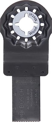 Bosch Professional Starlock Lâmina de serra de imersão para madeira e metal, BIM AIZ 20 AB, 20 x 30 mm